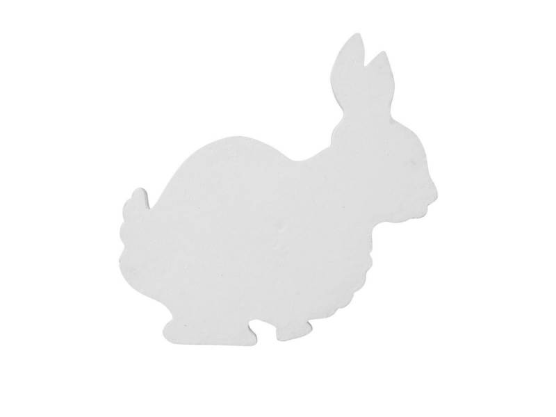 EUROPALMS Dekoobjekt EUROPALMS Silhouette Hase, weiß, 56cm von EUROPALMS