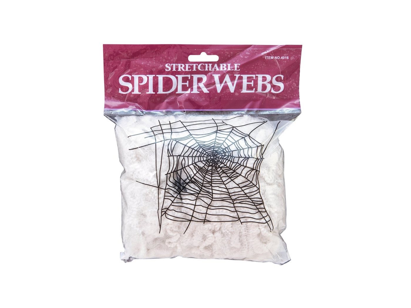 EUROPALMS Dekoobjekt Spinnennetz synthetisch weiß 50g Gruseldekoration 2 Kunststoffspinnen von EUROPALMS