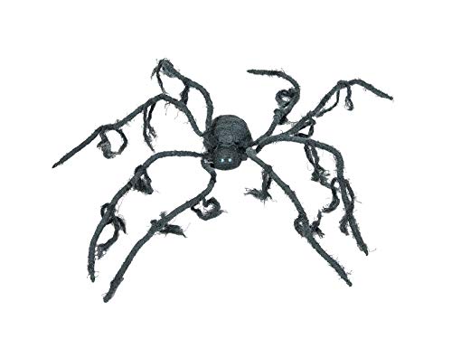 EUROPALMS Halloween Spinne, animiert, 110x8cm | Animierte Spinne mit Licht-, Sound- und Bewegungseffekten von Europalms