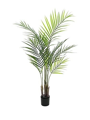 EUROPALMS Großblatt-Areca, Kunstpflanze, 125cm | Betelpalme von EUROPALMS