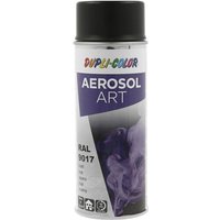 European Aerosols - Dupli Color Aerosol Art Lackspray Graffiti Dose - wetterfest, lichtecht und UV-beständig - Graffiti-Spray 400ml, verkehrsschwarz von EUROPEAN AEROSOLS