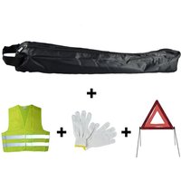 JBM 53171 Emergency Black Bag Mini+Dreieck+Weste+Handschuhe von EUROPEAN TOOLS