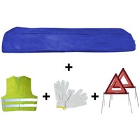 JBM 53173 Kit Notfall Blue Blue Mini+2 Dreiecke+Vile+Handschuhe von EUROPEAN TOOLS