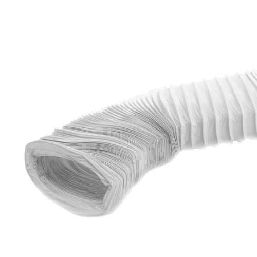 220x55mm - 3m Flachkanal PVC Abluftschlauch - Schlauch - Abzug - Abluft für Klimaanlagen, Wäschetrockner, Abzugshaube Trocknerzubehör von EUROPLAST