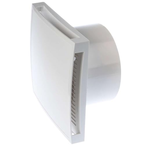 EUROPLAST Ø 150mm Bad-Lüfter mit Feuchtesensor und Timer - mit Weiß Front, Leise Ventilator EUROPLAST Ø 150mm Bad-Lüfter mit Feuchtesensor und Timer - mit Weiß Front, Leise Ventilator von EUROPLAST