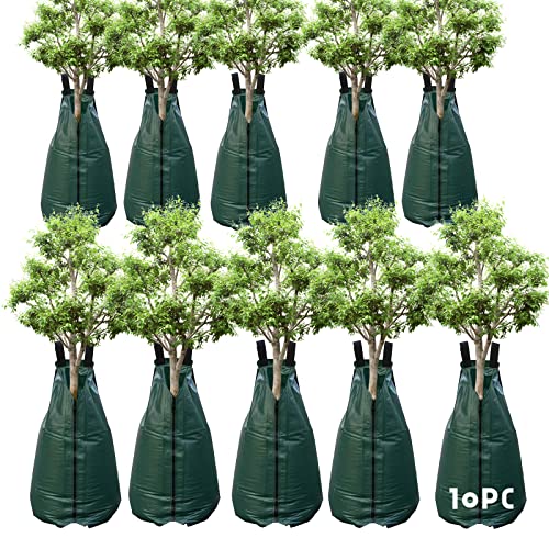Premium Wassersack für Baum Baumbewässerungssack, 75L Baumbeutel Bewässerungsbeutel Automatischer Tropfbewässerungs mit langsamer Abgabe aus PVC, Perfekt für Bewässerung im Garten (GN2900Q2-10PC) von EUROSAKURA
