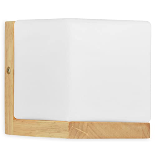 EUROSTIL LIGHT APON544 Wandleuchte 1x40W E27 Natur, weiß. Holzsockel, Lampenschirm aus Glas L.14 x l.12 x H.14 cm EUROSTIL LIGHT APON544 Wandleuchte 1x40W E27 Natur, weiß. Holzsockel, Lampenschirm aus Glas L.14 x l.12 x H.14 cm von EUROSTIL LIGHT