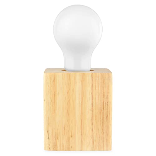 EUROSTIL LIGHT APON610 Tischlampen aus Holz, naturfarben, 1x40W E27 von EUROSTIL LIGHT