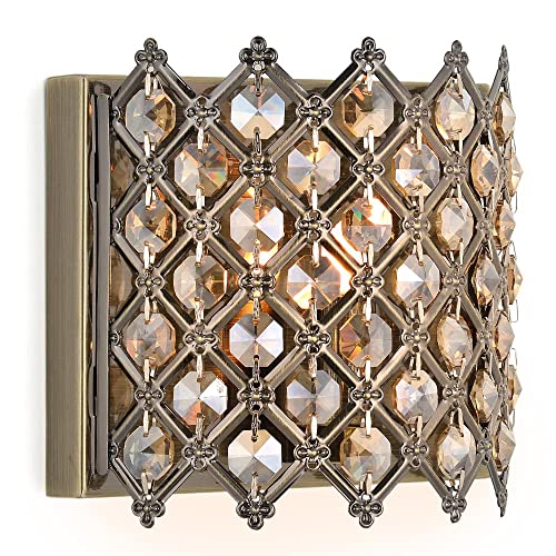 EUROSTIL LIGHT ORW032701 Wandleuchte 1X28W G9 Golden, Antike bronze, Metallsockel, Metall Lampenschirm mit Glaszubehör von EUROSTIL LIGHT