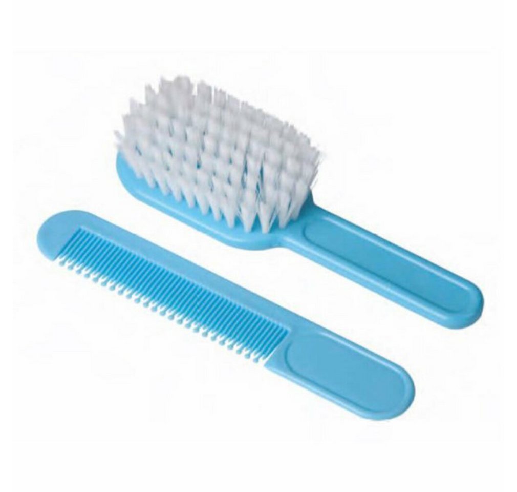 EUROSTIL Windeleimer Bebe Cepillo Suave Azul 1un Peine 1u von EUROSTIL