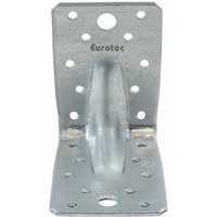 Winkelverbinder mit Rippe 90 mm x 90 mm x 65 mm von EUROTEC