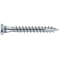 Winkelbeschlagsschraube Panhead 5,0 mm x 50 mm blau verzinkt Winkelbeschlagsschraube Panhead 5,0 mm x 50 mm blau verzinkt von EUROTEC