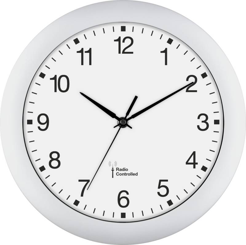 EUROTIME Funkwanduhr EUROTIME Funkwanduhr 56780-00 gut ablesbares 12-Zahlen-Ziffernblatt EUROTIME Funkwanduhr EUROTIME Funkwanduhr 56780-00 gut ablesbares 12-Zahlen-Ziffernblatt von EUROTIME