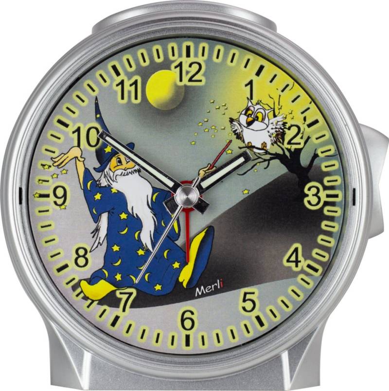 EUROTIME Kinderwecker EUROTIME 29651-07 Kinder-Quarzwecker mit schleichender Sekunde von EUROTIME