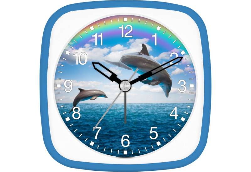 EUROTIME Quarzwecker EUROTIME 27156-08 Kinder-Quarzwecker mit schleichender Sekunde von EUROTIME