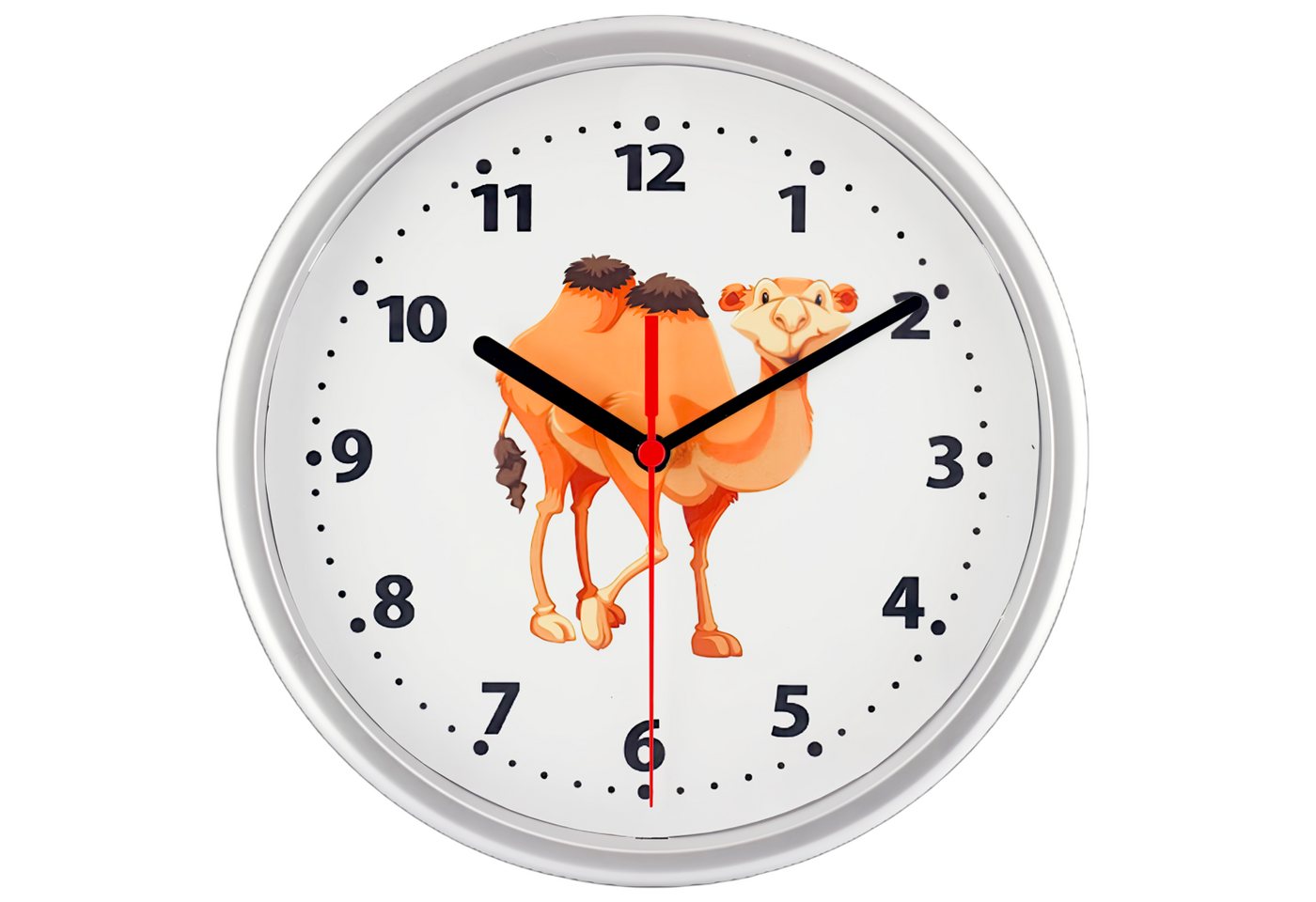 EUROTIME Wanduhr 80017-07-EUROTIME-Kinderwanduhr mit Motivzifferblatt Kamel EUROTIME Wanduhr 80017-07-EUROTIME-Kinderwanduhr mit Motivzifferblatt Kamel von EUROTIME