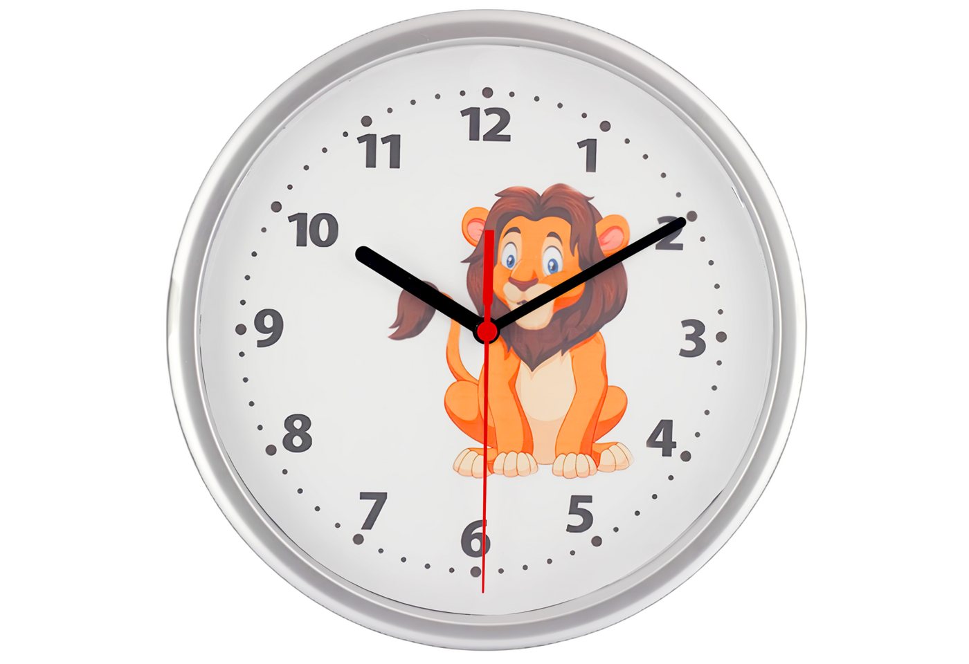 EUROTIME Wanduhr 80018-07-EUROTIME-Kinderwanduhr mit Motivzifferblatt Löwe EUROTIME Wanduhr 80018-07-EUROTIME-Kinderwanduhr mit Motivzifferblatt Löwe von EUROTIME