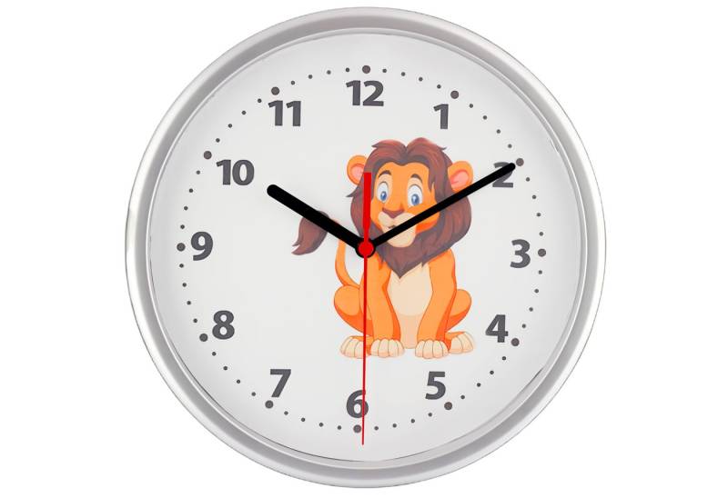 EUROTIME Wanduhr 80018-07-EUROTIME-Kinderwanduhr mit Motivzifferblatt Löwe EUROTIME Wanduhr 80018-07-EUROTIME-Kinderwanduhr mit Motivzifferblatt Löwe von EUROTIME