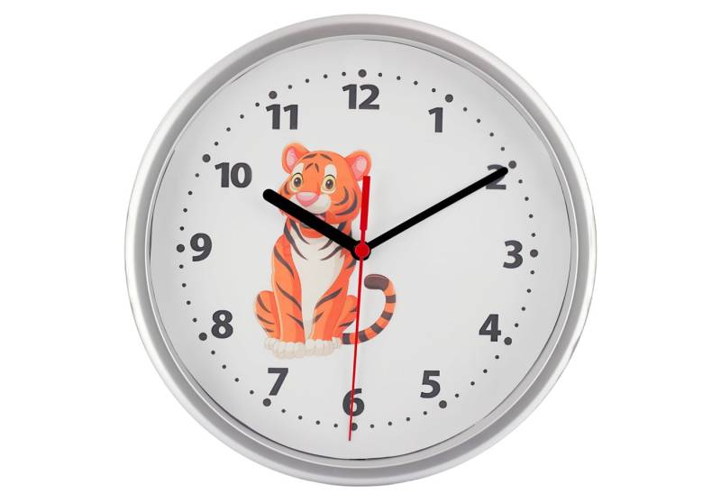 EUROTIME Wanduhr 80024-07-EUROTIME-Kinderwanduhr mit Motivzifferblatt Tiger EUROTIME Wanduhr 80024-07-EUROTIME-Kinderwanduhr mit Motivzifferblatt Tiger von EUROTIME