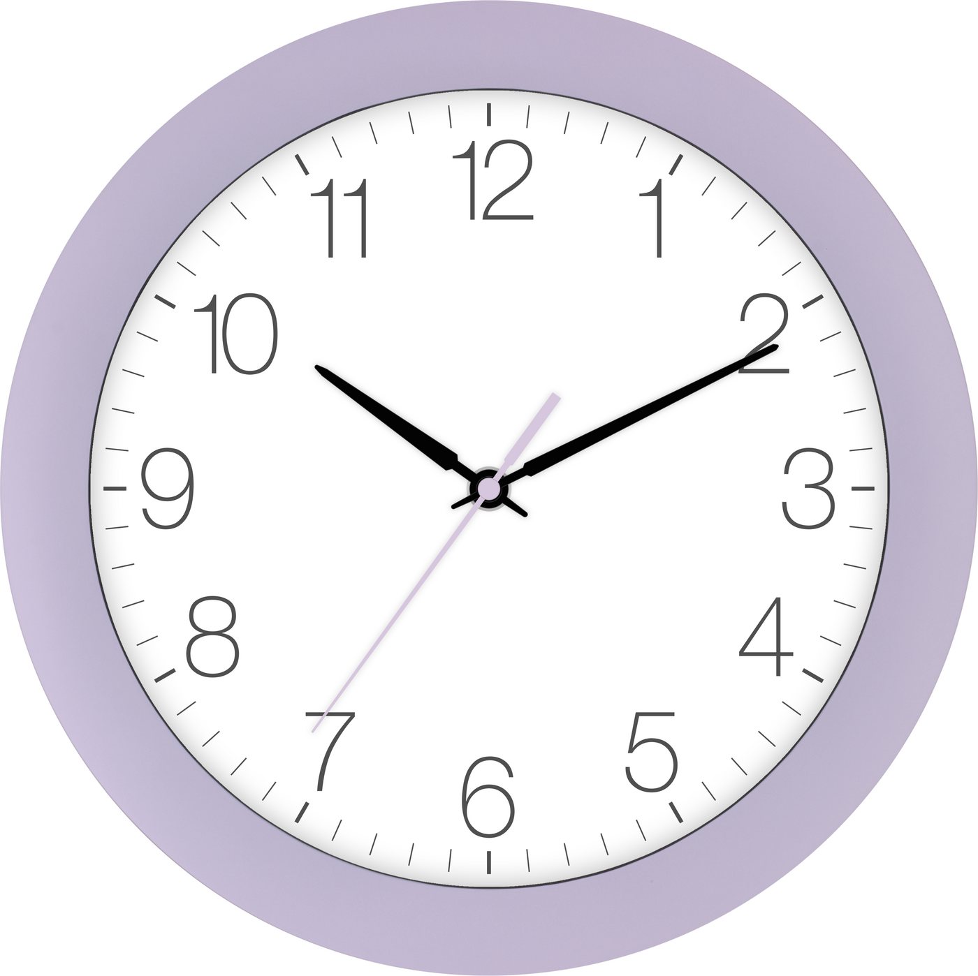 EUROTIME Wanduhr Eurotime Quarzwanduhr mit schleichender Sekunde, farbiges Gehäuse EUROTIME Wanduhr Eurotime Quarzwanduhr mit schleichender Sekunde, farbiges Gehäuse von EUROTIME