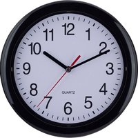 Eurotime - 22221 Quarz Wanduhr 25 cm Schwarz von EUROTIME