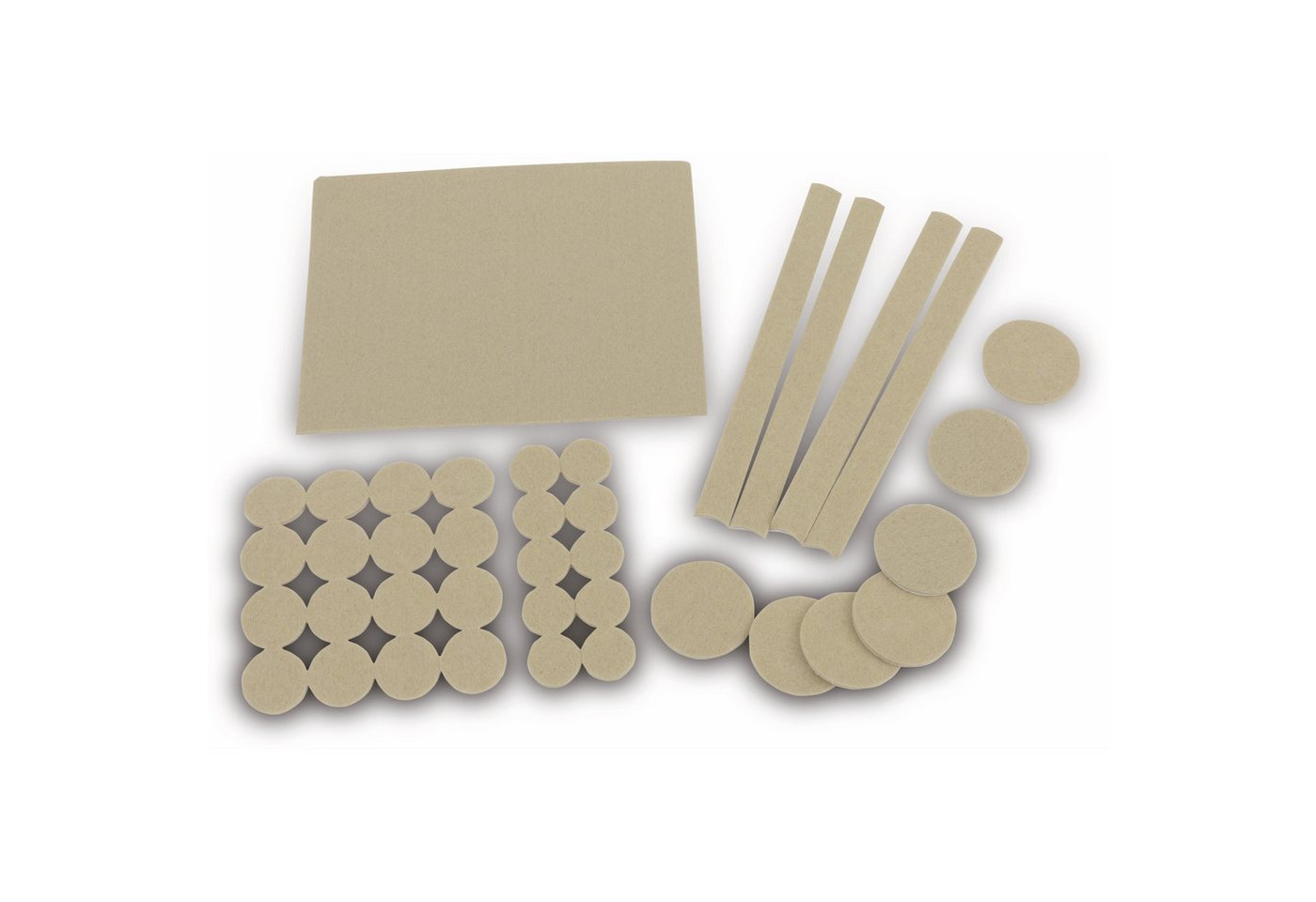 EUROTOOLS Filzgleiter EUROTOOLS Möbelgleiter-Set 349-NBFR, 38-teilig EUROTOOLS Filzgleiter EUROTOOLS Möbelgleiter-Set 349-NBFR, 38-teilig von EUROTOOLS