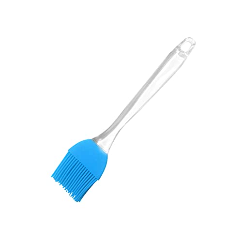 Backpinsel | Silikonpinsel zum Backen, Grillen & Braten | hitzebeständiger Silikon-Backpinsel | spülmaschinenfester Küchenpinsel | EUROXANTY Küchenzubehör (Himmelblau) von EUROXANTY