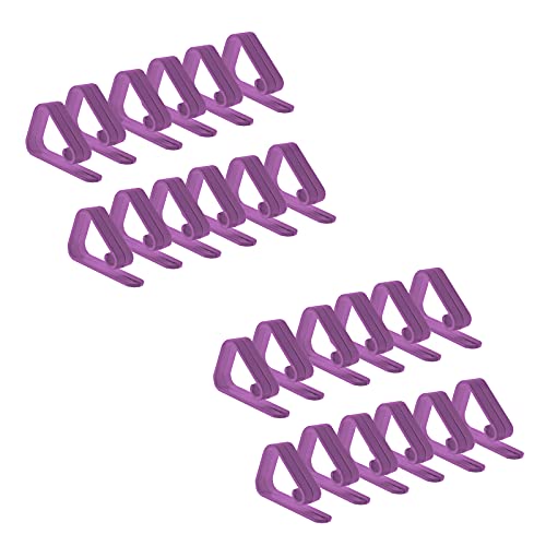 EUROXANTY für den Außenbereich geeignete Tischdeckenhalter | Satz von Tischdeckenklammern | Kunststoff-Tischtuchklammern höher Durabilität | 24 Stücke | Rosa von EUROXANTY