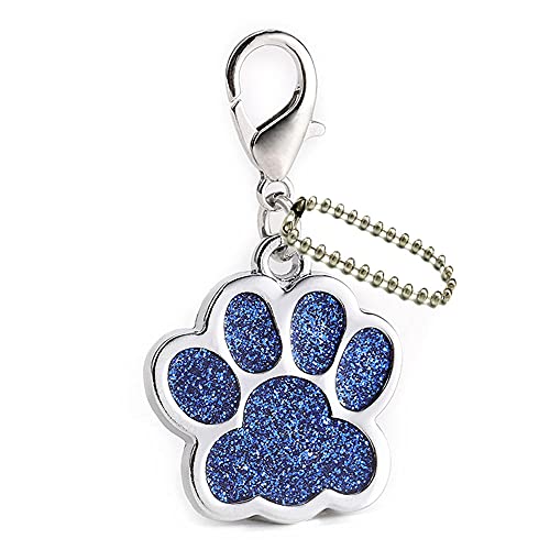 Personalisierte Hundehalsband Hundemarke Welpen Katzenzubehör Edelstahl Pet Shop Pet Shop-A4-blau-Customized von EUSFIYY