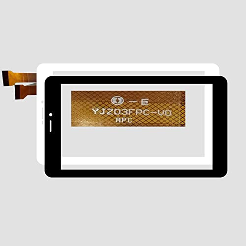 EUTOPING ® Weiße Farbe 7 Zoll YJZ03FPC-V0 V1 Touchscreen - digitizer Alternative für tablette von EUTOPING