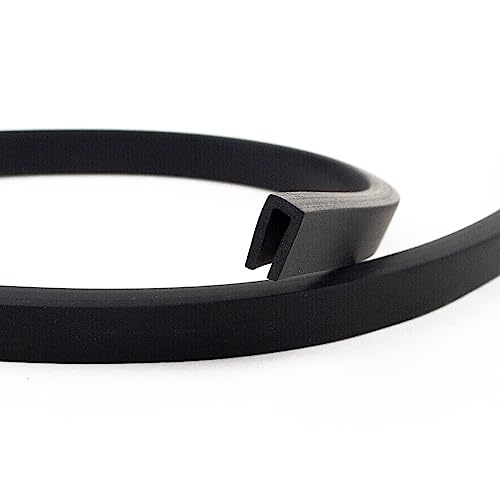 EUTRAS [10m] Fassungsprofil FP3003 Gummidichtung 3,0 mm – schützt und dichtet zuverlässig ab – für Bleche, Glas und Bauelemente – deutsche Industriequalität Made in EU von EUTRAS-Kantenschutz