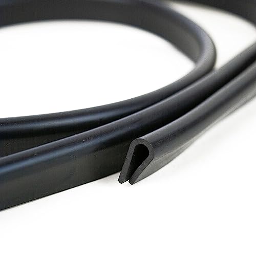 EUTRAS [5m] Fassungsprofil FP3002 Gummidichtung 1,5-5,5 mm – schützt und dichtet zuverlässig ab – für Bleche, Glas und Bauelemente – deutsche Industriequalität Made in EU von EUTRAS-Kantenschutz