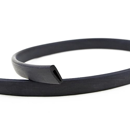 EUTRAS [10m] Fassungsprofil FP3010 Gummidichtung 2,0 mm – schützt und dichtet zuverlässig ab – für Bleche, Glas und Bauelemente – deutsche Industriequalität Made in EU von EUTRAS-Kantenschutz