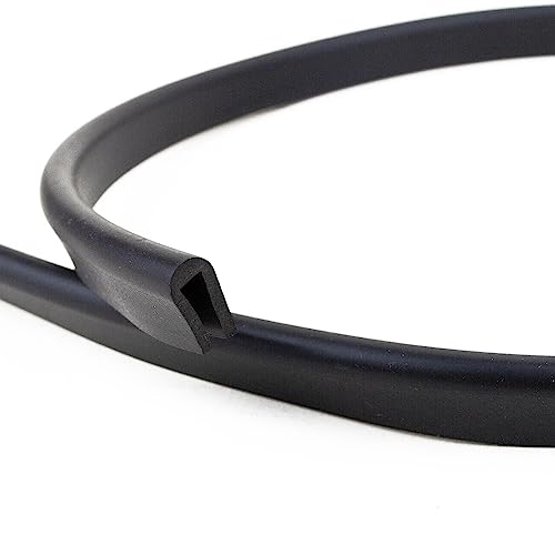 EUTRAS [10m] Fassungsprofil FP3007 Gummidichtung 4,0 mm – schützt und dichtet zuverlässig ab – für Bleche, Glas und Bauelemente – TOP deutsche Industriequalität Made in EU von EUTRAS-Kantenschutz