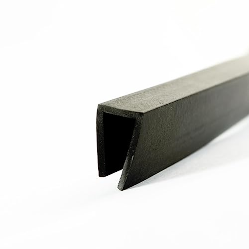 EUTRAS [5m] Fassungsprofil FP3009 Gummidichtung 7,0 mm – schützt und dichtet zuverlässig ab – für Bleche, Glas und Bauelemente – deutsche Industriequalität Made in EU von EUTRAS-Kantenschutz