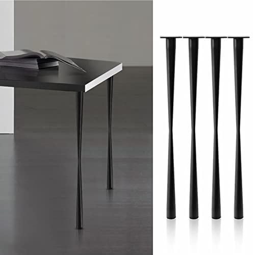 EUTYRG 4 Stück Tischbeine aus Metall – Möbelbeine – Schreibtischbeine, verstellbare Möbelbeine aus Metall, Möbelbeine für Bürotische (71 cm) von EUTYRG