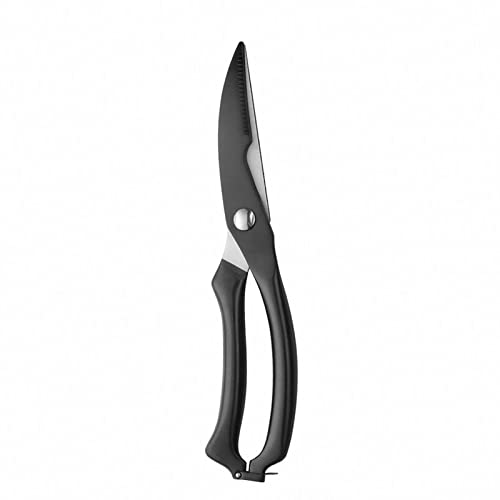 EUTYRG Küchenschere, Hühnerknochenschere, große Schere, multifunktionale Küchenschere zum Grillen und für Lebensmittel, Force Cut, rostfrei (Schwarz) von EUTYRG