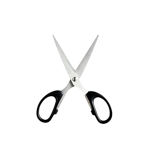 EUTYRG Schere, Mehrzweck-Schere aus Edelstahl, für Haushalt, Büro, Zuhause, Arbeitszimmer, Papierschneiden, Stoffschneiden, weiche Kordel (A Medium) von EUTYRG