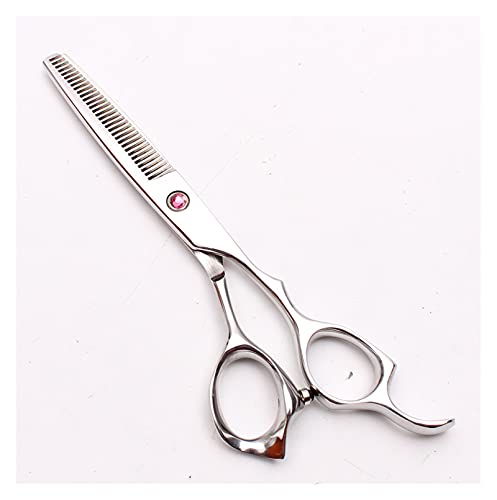 EUTYRG Schere zum Haareschneiden, 6-Zoll-Friseurschere, professionelle Friseurschere und Effilierschere für das Styling-Haarschneideset im Friseursalon (Silber Q) von EUTYRG