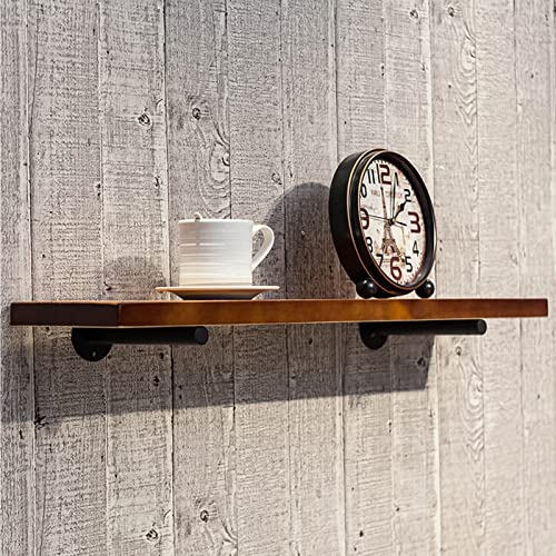 EUTYRG Schwebendes Regal, Wandregal, Anzeige von Rohren, Industrie, Weinflaschen, Blumenständer für Bar, Restaurant (120 x 25 cm) von EUTYRG