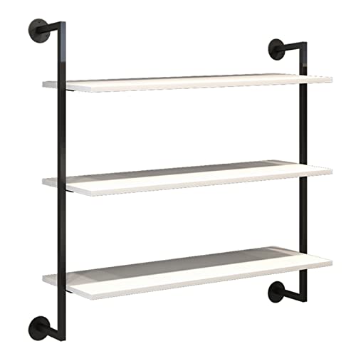 EUTYRG Schweberegale, 3/4/5 Ebenen, schwebende Regale, Bücherregal, Wandmontage, für Wohnzimmer, Schlafzimmer, Büro, Arbeitszimmer, St (98 x 30 x 95 cm) von EUTYRG
