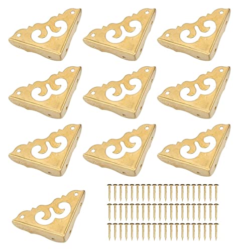 Eckenschutz, dekorativ, Kantenschutz, 10 Stück, Messing, Eckenschutz, Kantenschutz, CabBumpers, dekorative Kantenabdeckung for Boxen, Bilderrahmen, Tische Eckenschutz, dekorativ, Kantenschutz, 10 Stück, Messing, Eckenschutz, Kantenschutz, CabBumpers, dekorative Kantenabdeckung for Boxen, Bilderrahmen, Tische von EUXHTYWP