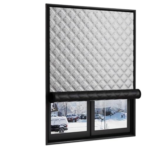 Fenster-Isolierungsset, wetterfestes Fenster-Winterfestmachen, wiederverwendbar for Fenster-Windschutz-Lärm(W 140cm x H 180cm/55" x 71") von EUXHTYWP