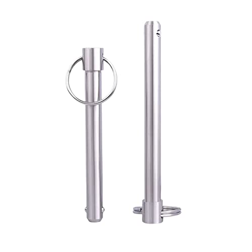 Schnellverschlussstift, 1 Stück VCN114 Edelstahlfeder Hochleistungs-Schnellverschlussstift, Kugelsperrstift, Boots-Schiffszubehör, VCN114-8-65 mm(VCN114 12 40mm) von EUXHTYWP