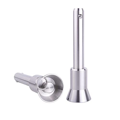 Schnellverschlussstift, 1 Stück VCN122 Kugelkopf-Befestigungsstift, mit Edelstahlknopf for Audiogeräte, VCN122-8-45 mm(VCN122 8 90mm) von EUXHTYWP