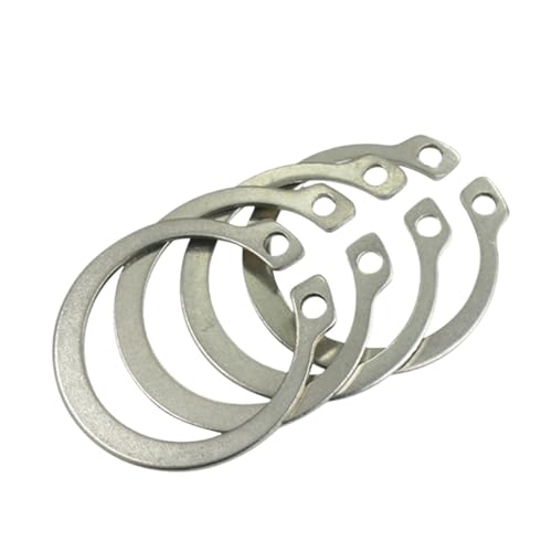 Sicherungsring-Set, C-Clips, Kürbis-C-Typ-Unterlegscheibe M19-M55 304 Edelstahl C-Typ elastischer Ring Externer Sicherungsring Sicherungsring(M32 20PCS) von EUXHTYWP