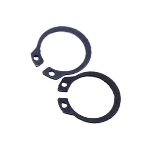 Sicherungsringsatz, C-Clips, Sicherungsringe for Wellen 65MN-Karte mit Wildcard-Wellenverschlussfeder Elastischer hinterer Schutzringverschluss C-Typ-Klemmfeder(M56(6Pcs)) von EUXHTYWP