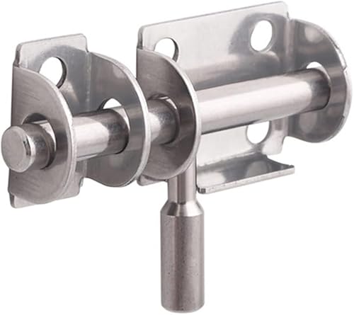 Türschloss-Torriegel, 2-teiliger Mini-Türriegel aus Holz for Badezimmer, feuchtigkeitsbeständiges Türschloss aus verdicktem Edelstahl for Badezimmertoiletten Türschloss-Torriegel, 2-teiliger Mini-Türriegel aus Holz for Badezimmer, feuchtigkeitsbeständiges Türschloss aus verdicktem Edelstahl for Badezimmertoiletten von EUXHTYWP