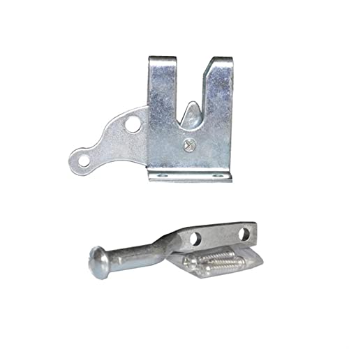 Türschloss-Torriegel, selbstverriegelnder Torriegel, Anto-Verriegelung, galvanisierter Haspe aus Kohlenstoffstahl, automatisches Türschloss von EUXHTYWP