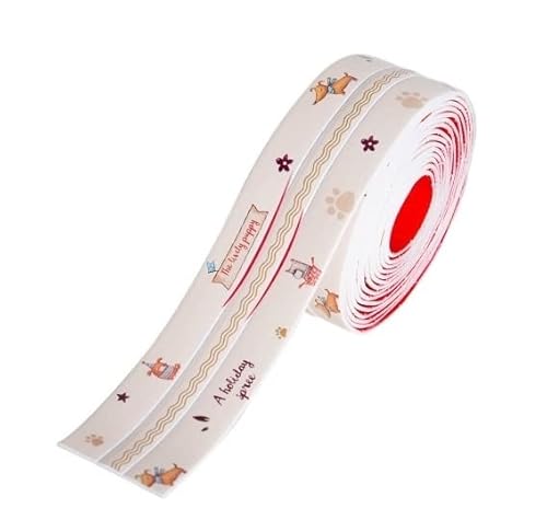 EUYIMOMO dichtungsband selbstklebend 2 Rollen doppelt gefaltetes Küchennahtband Kochfeldspülenrandabdichtung Wassersperre Spülenrandfugen Spülenabdichtungsaufkleber (Color : S, Size : 3.8 * 320cm) von EUYIMOMO